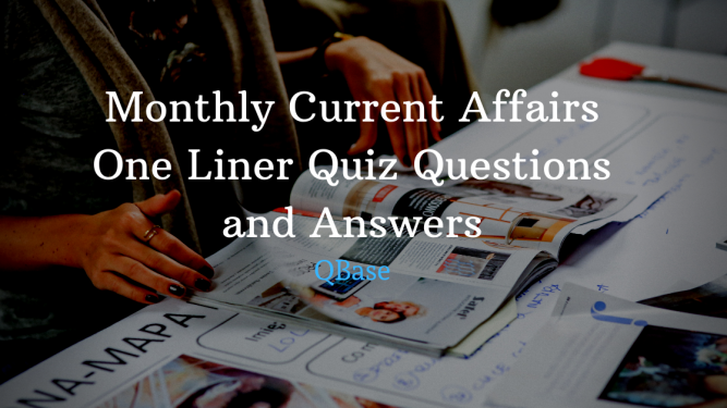 Current Affairs 2019 June One Liner 1
